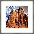 Capitol Reef National Park Catherdal Valley #8 Framed Print