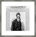 John Brown, American Abolitionist #9 Framed Print