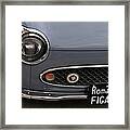 91 Nissan Figaro Framed Print