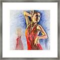 A Flamenco Dancer  2 Framed Print