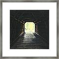 A Light At The End Framed Print