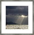 A Light In The Storm Framed Print
