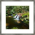 A Parallel View - Somesby Falls Framed Print