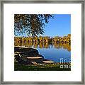 A Place To Reflect Framed Print