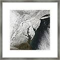 A Severe Winter Storm Along The United Framed Print