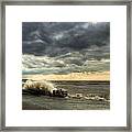 A Storm Is Brewing Framed Print