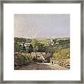 A View Of Osmington Village With The Church And Vicarage Framed Print