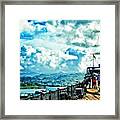 A View Of Pearl Harbor, On The U.s.s Framed Print