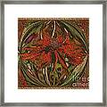 Abstract Flower Framed Print