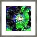 Abstract Orb Flare Framed Print