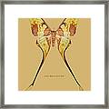 Actias Maenas Moth Male Framed Print