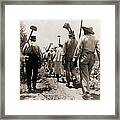African American Cotton Hoers Worked Framed Print