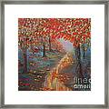 After The Rain In Autumn Framed Print