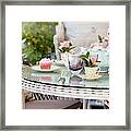Afternoon Tea And Cakes Framed Print