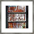 Aged Door Framed Print