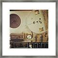 Akai Stereo #radio #oldskool #antique Framed Print