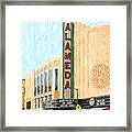 Alameda Theater Framed Print