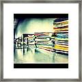 All The #old #files I Had To #pull And Framed Print