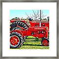 Allis-chalmers Tractors Framed Print