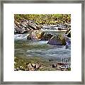 Almost In The Flow Framed Print