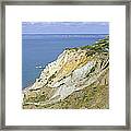Alum Bay - Coloured Sand Cliffs Framed Print