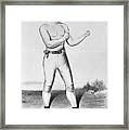 American Boxer, 1860 Framed Print