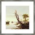 American Lake Scene Framed Print