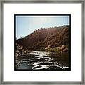 American River Canyon Framed Print