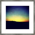 An Arizonian Sunset #sports Framed Print