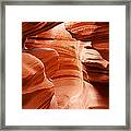 Anelope Canyon - What A Wonderful World Framed Print