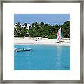 Anguilla Boat Framed Print