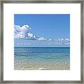 Anguilla Ocean Framed Print