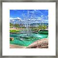 Another Photo Of Fountain At Cincinnati Museum Center Framed Print