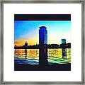 Another View Over The Nile In Cairo Framed Print