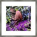 Another Visitor To The Garden On This Framed Print