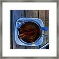#apple #juice #tea #coffee #cinamon Framed Print