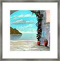 Arch To The Sea Framed Print
