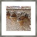 Arches On The Wall Of Dubrovnik Framed Print