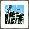 Arty Reflection Vancouver Canada Framed Print