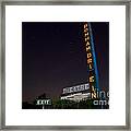 At The Drive In Movie Theater Framed Print