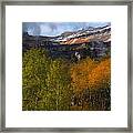 Autumn Colors In The Wasatch Mountains Framed Print