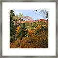 Autumn In Red Rock Canyon Framed Print