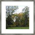 Autumn Landscape In Massachusetts Framed Print