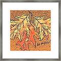 Autumn Leaves Framed Print