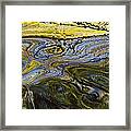 Autumn Patterns In Small Waterfall Framed Print