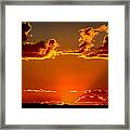 Autumn's Sunset Framed Print
