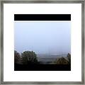 #awesome #fog #today #morning #mist Framed Print