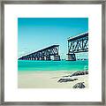 Bahia Hondas Railroad Bridge Framed Print
