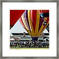 Balloon Lift Off Framed Print