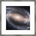 Barred Spiral Galaxy, Ngc 1300 Framed Print